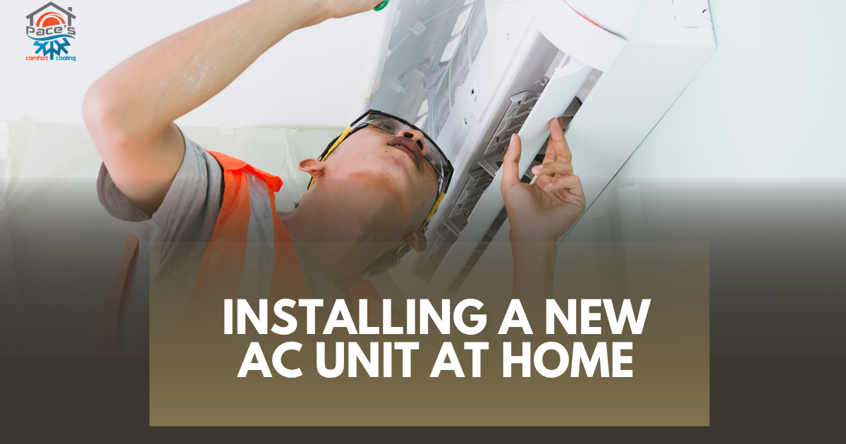 Installing a new AC unit at home