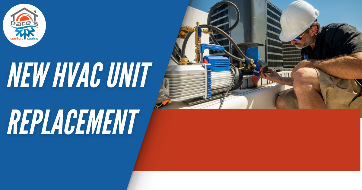 New HVAC unit replacement